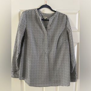 Houndstooth blouse